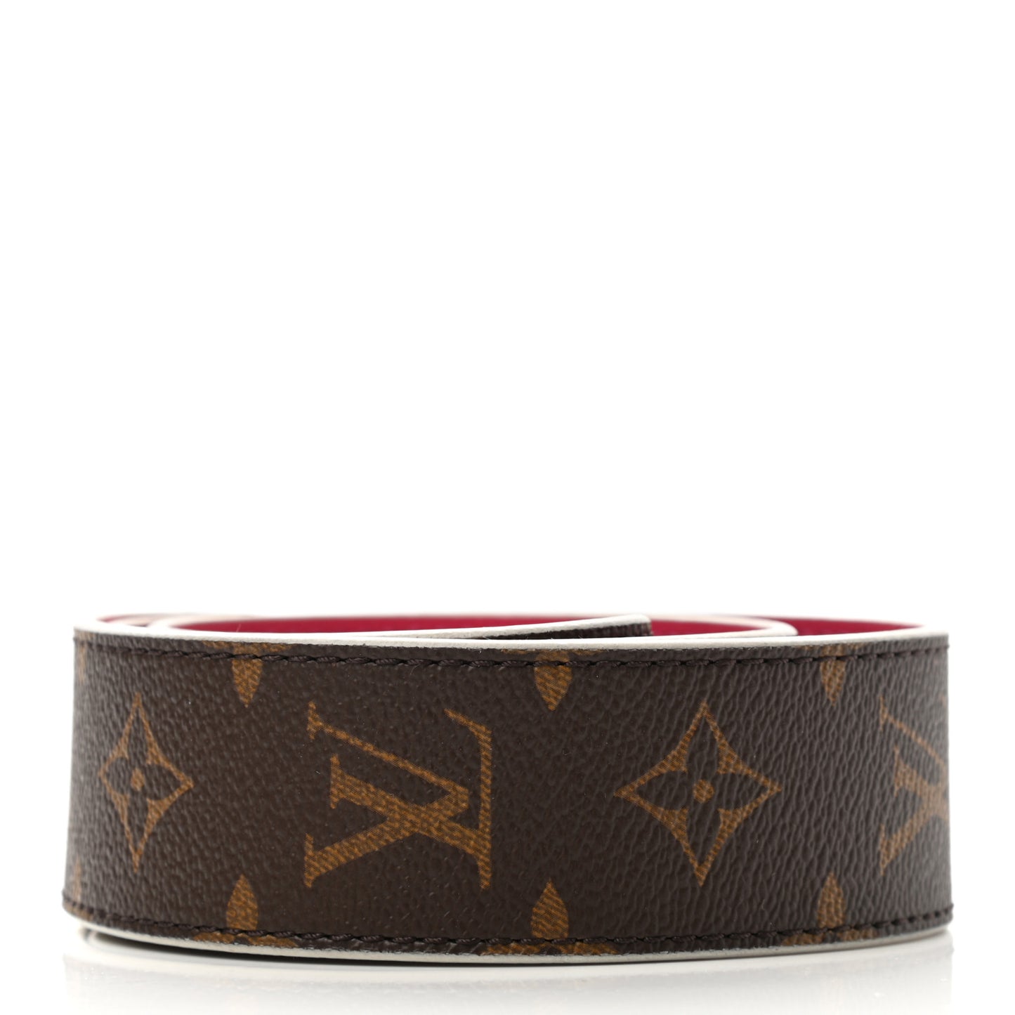 Monogram Bandouliere Shoulder Strap Hot Pink