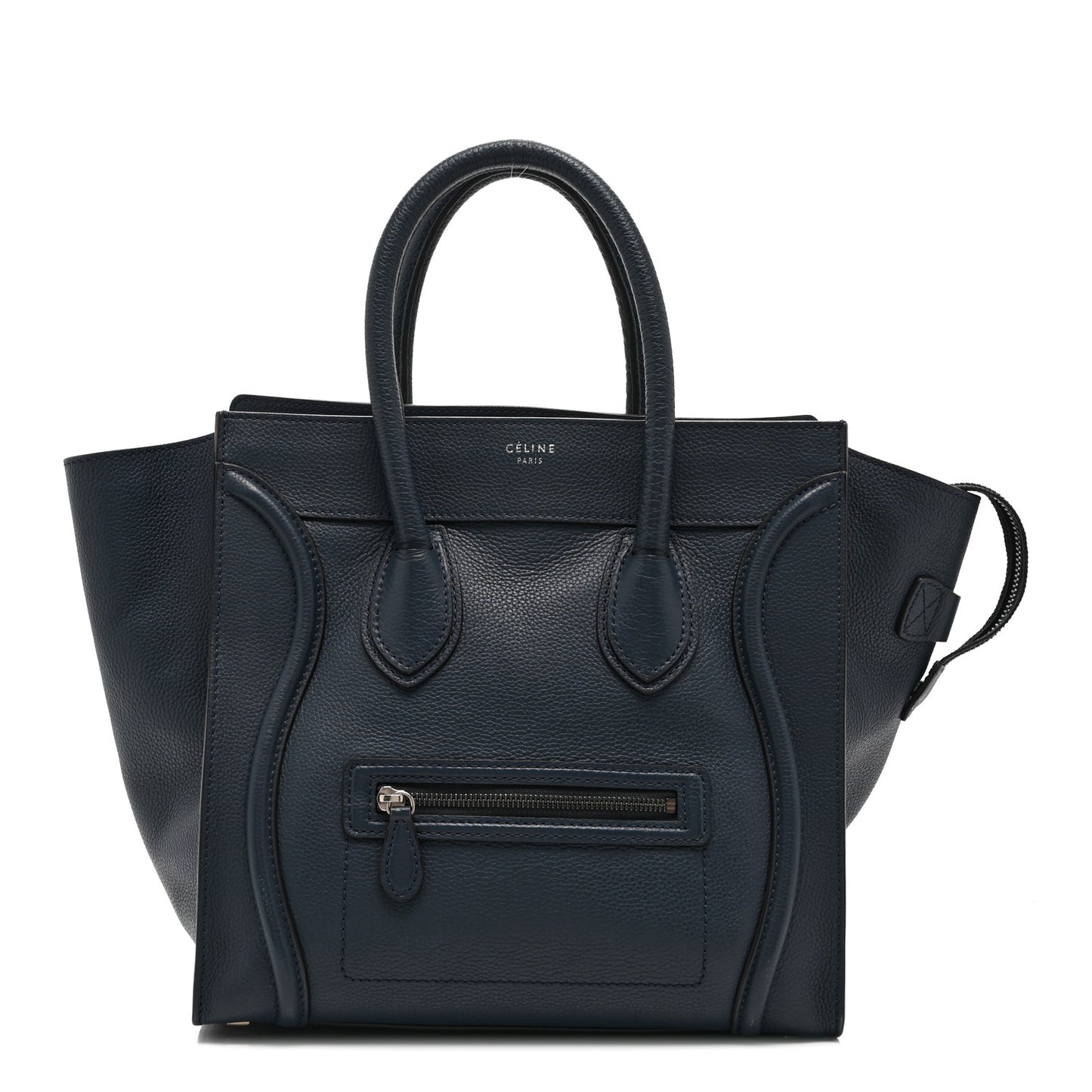 Drummed Calfskin Mini Luggage Orage