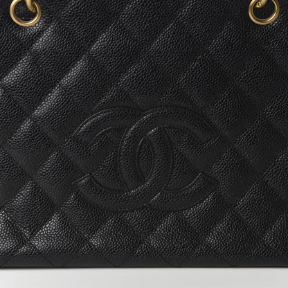 Chanel Caviar Quilted Petit Timeless Tote PTT Black 10 of 10