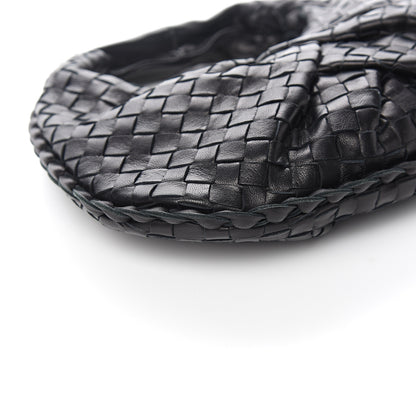 Bottega Veneta Nappa Intrecciato Pleated Mini Veneta Hobo Black 7 of 9