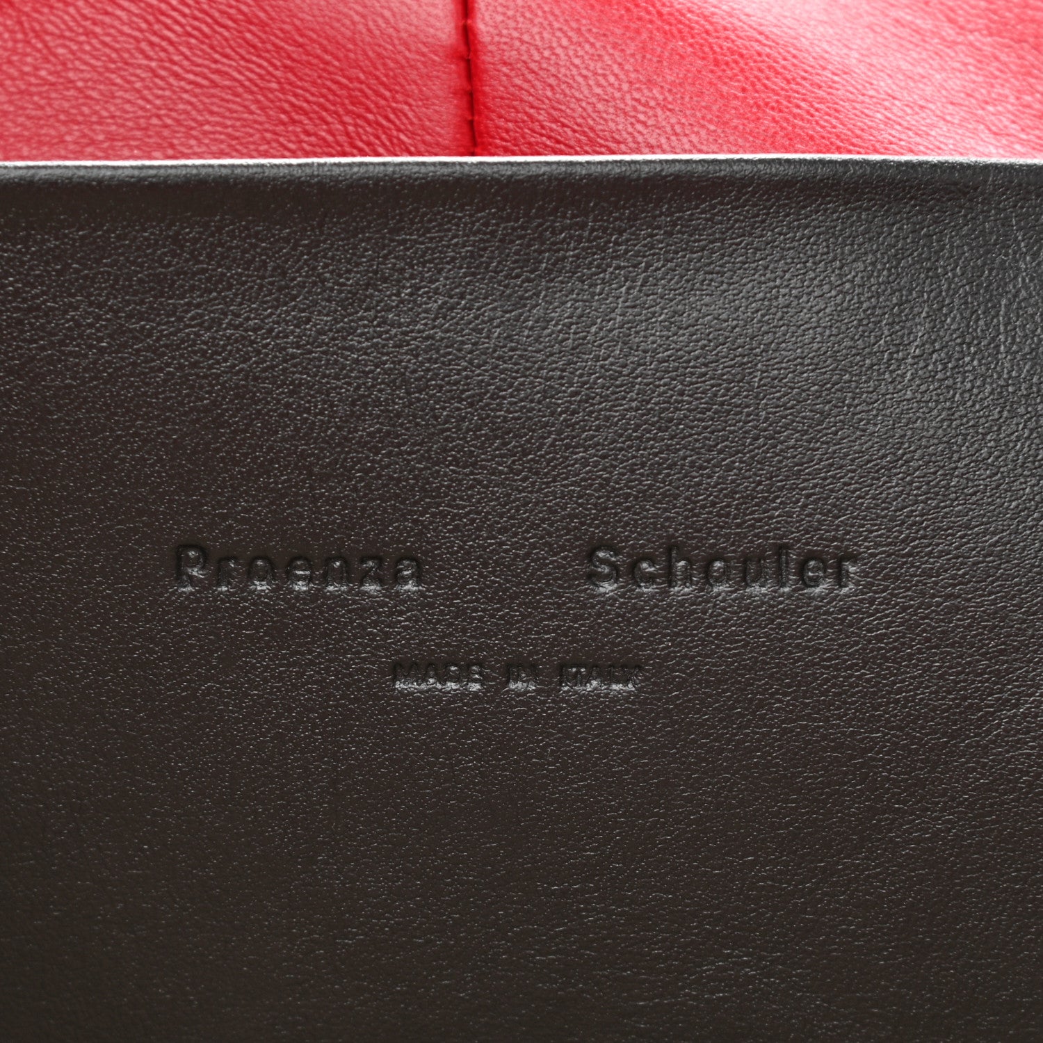 Proenza Schouler Lambskin Large Puffy Tobo Tote Red 8 of 9