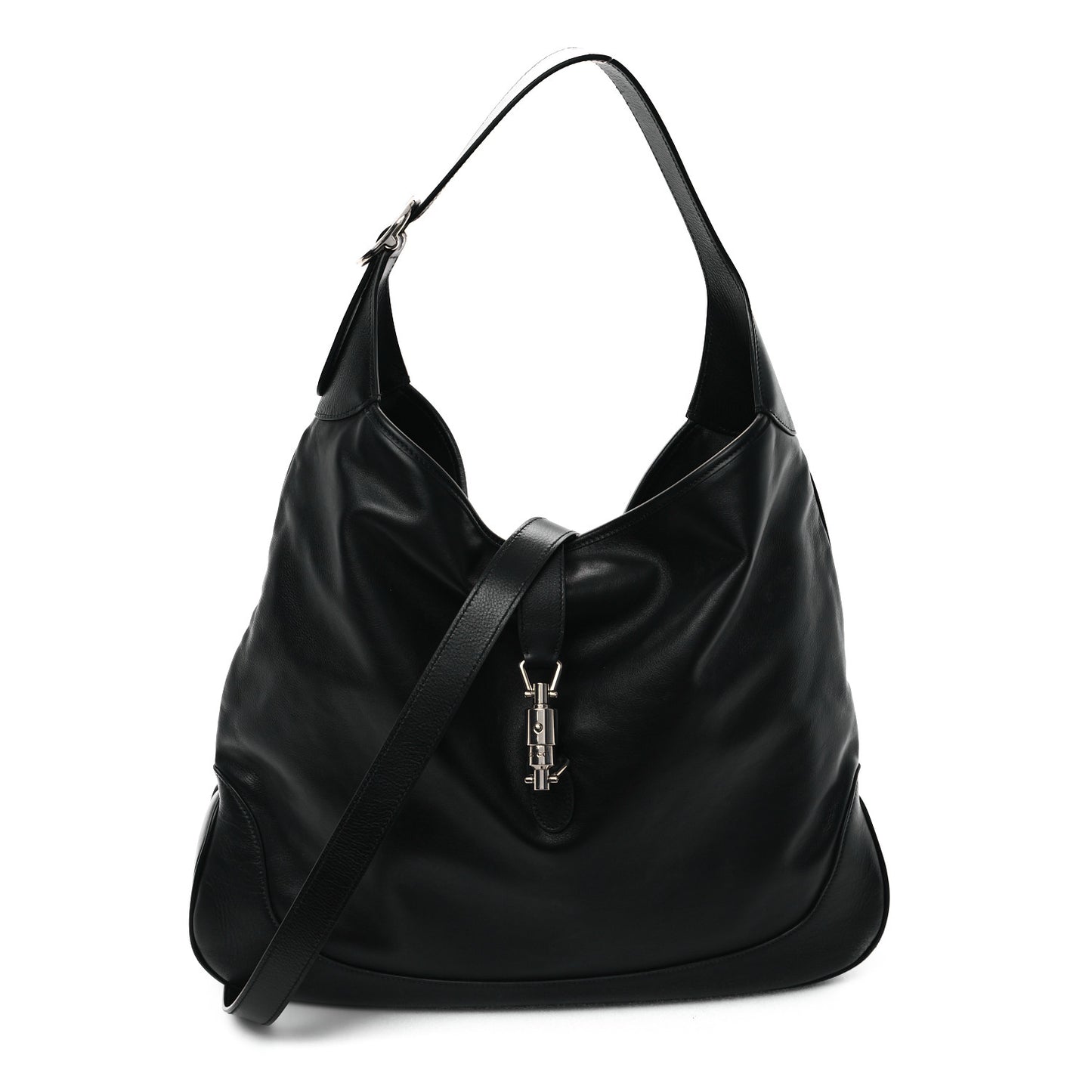 Calfskin Large Jackie 1961 Shoulder Bag Black