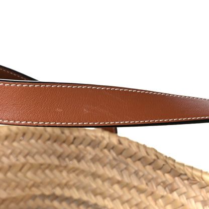 Loewe Raffia Basket Tote Bag Natural Tan 10 of 11