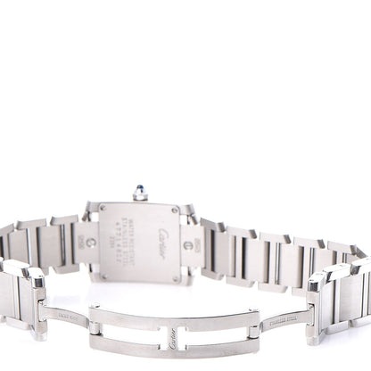 Cartier Stainless Steel 20mm Tank Francaise Quartz Watch 10 of 12