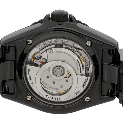 Chanel Stainless Steel Ceramic 38mm J12 Wanted de Chanel Automatic Watch Black 4 of 5