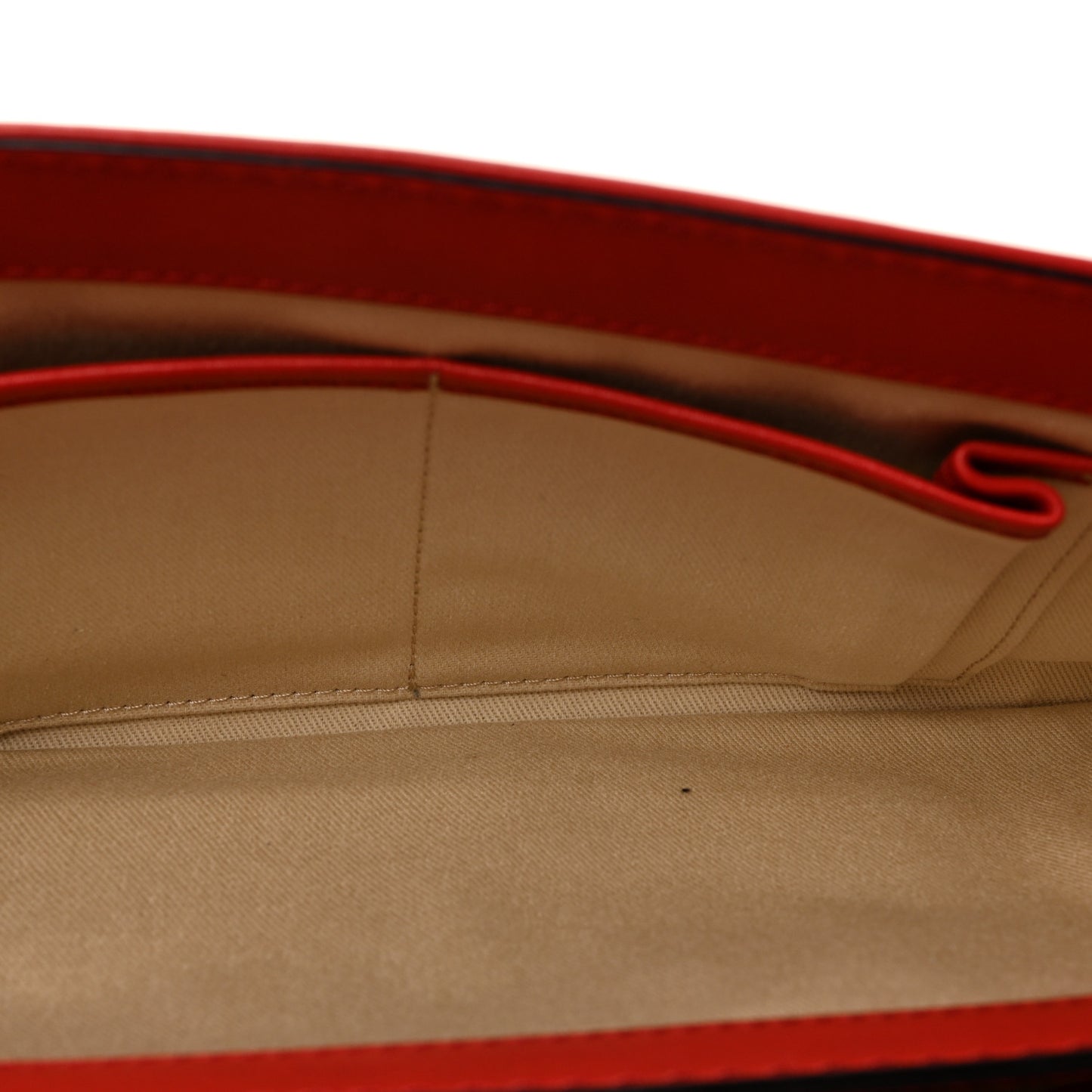 Nappa Va Va Voom Large Shoulder Bag Red