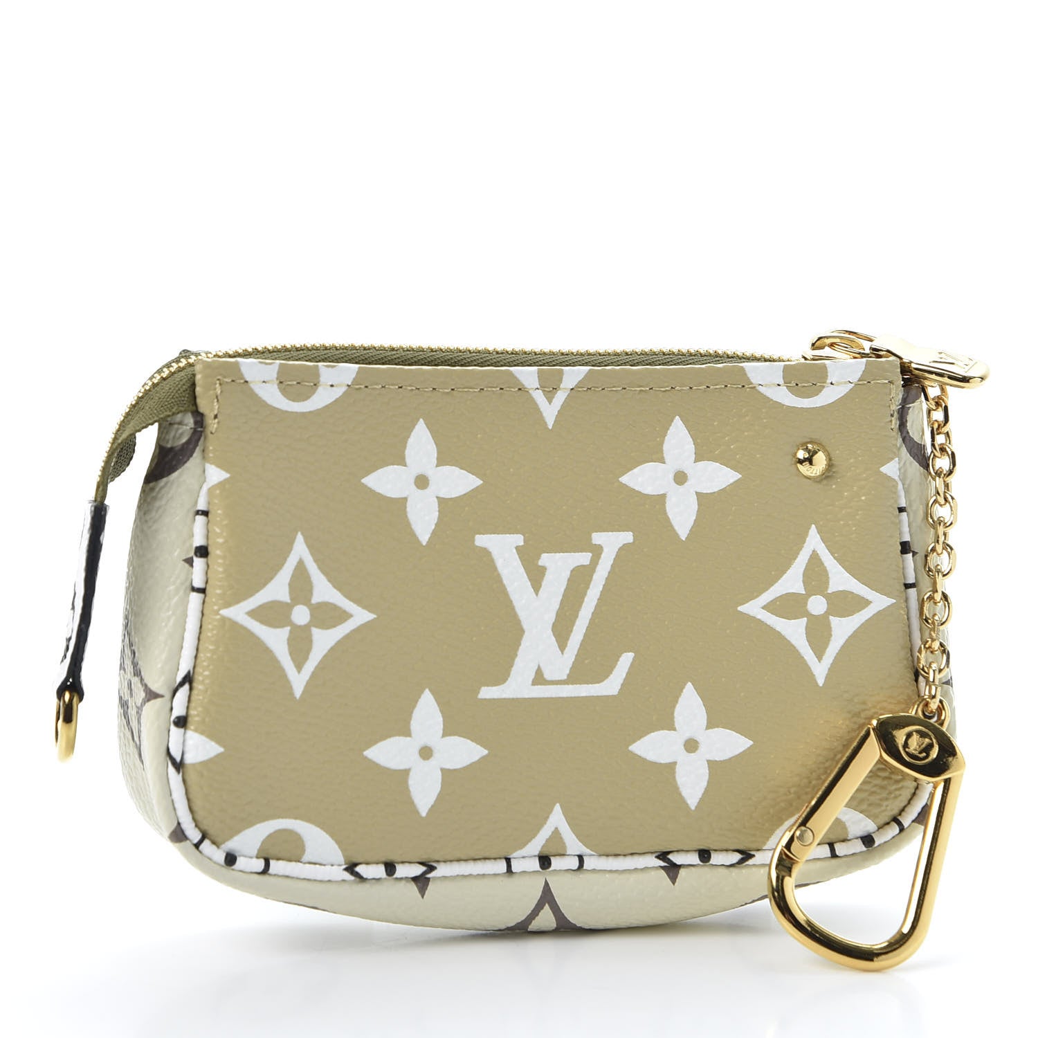 Louis Vuitton Monogram Giant Micro Pochette Accessories Kaki White 2 of 9