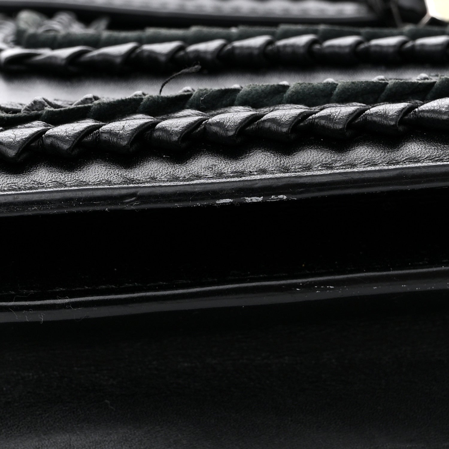 Bulgari Calfskin Plisse Serpenti Forever Crossbody Bag Black 12 of 14