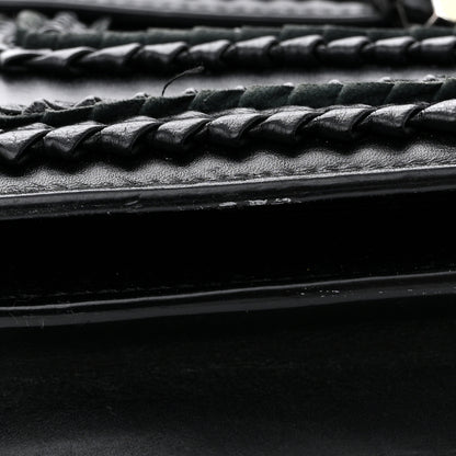 Bulgari Calfskin Plisse Serpenti Forever Crossbody Bag Black 12 of 14