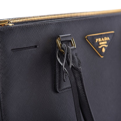 Prada Saffiano Medium Galleria Double Zip Tote Black 13 of 13