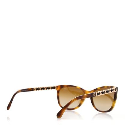 Chanel Acetate Polarized Butterfly CC Chain Sunglasses 5260-Q Tortoise 4 of 7