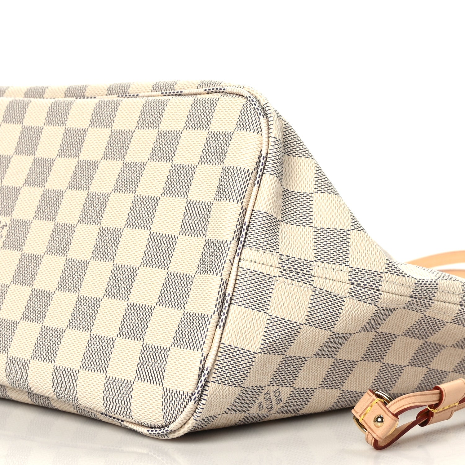 Louis Vuitton Damier Azur Neo Neverfull MM Rose Ballerine 8 of 8