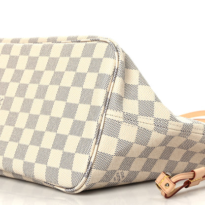 Louis Vuitton Damier Azur Neo Neverfull MM Rose Ballerine 8 of 8
