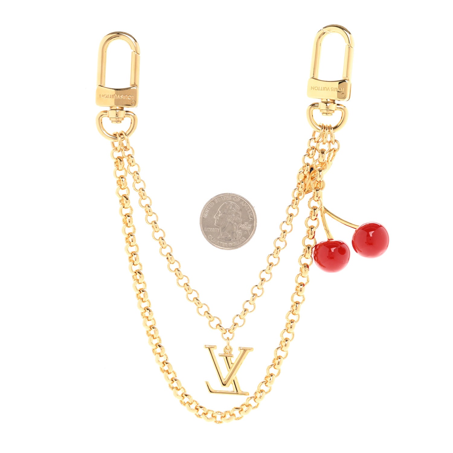 Louis Vuitton LV x TM Monogram Cherry Cerises Bag Chain 2 of 5