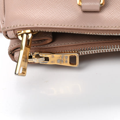 Prada Saffiano Small Galleria Double Zip Tote Cammeo 18 of 19