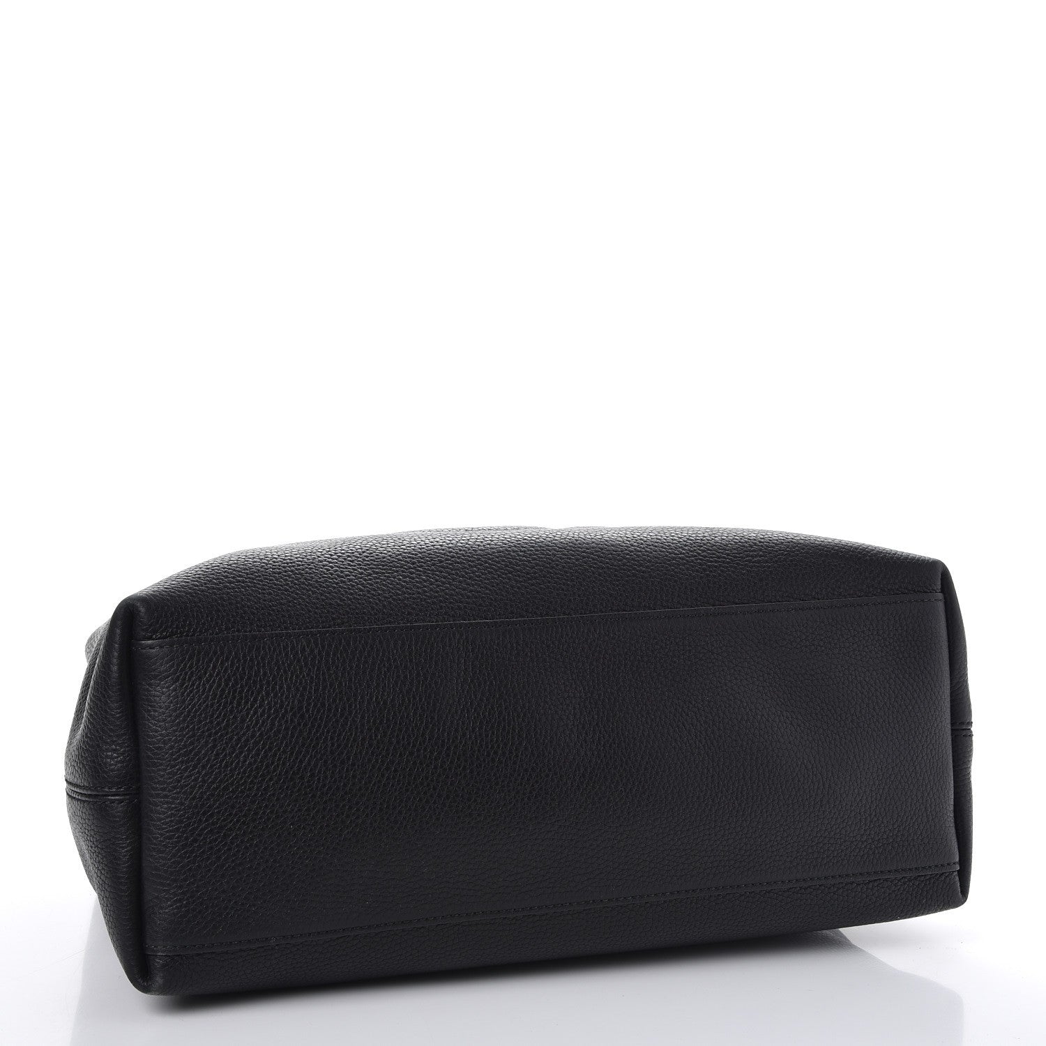 Gucci Pebbled Calfskin Medium Soho Chain Shoulder Bag Black 4 of 12
