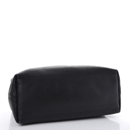 Gucci Pebbled Calfskin Medium Soho Chain Shoulder Bag Black 4 of 12