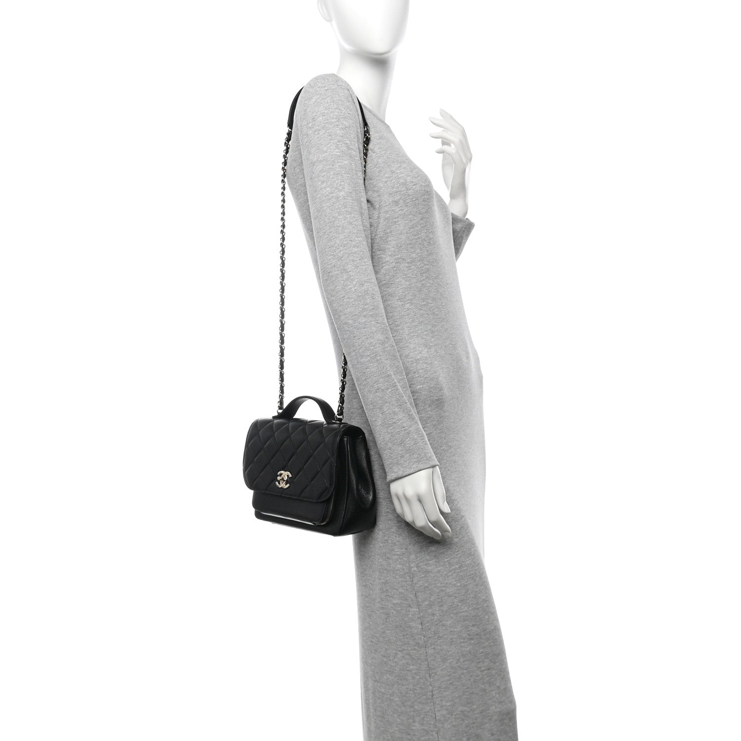 Chanel Caviar Quilted Medium Business Affinity Flap Black 2 of 11