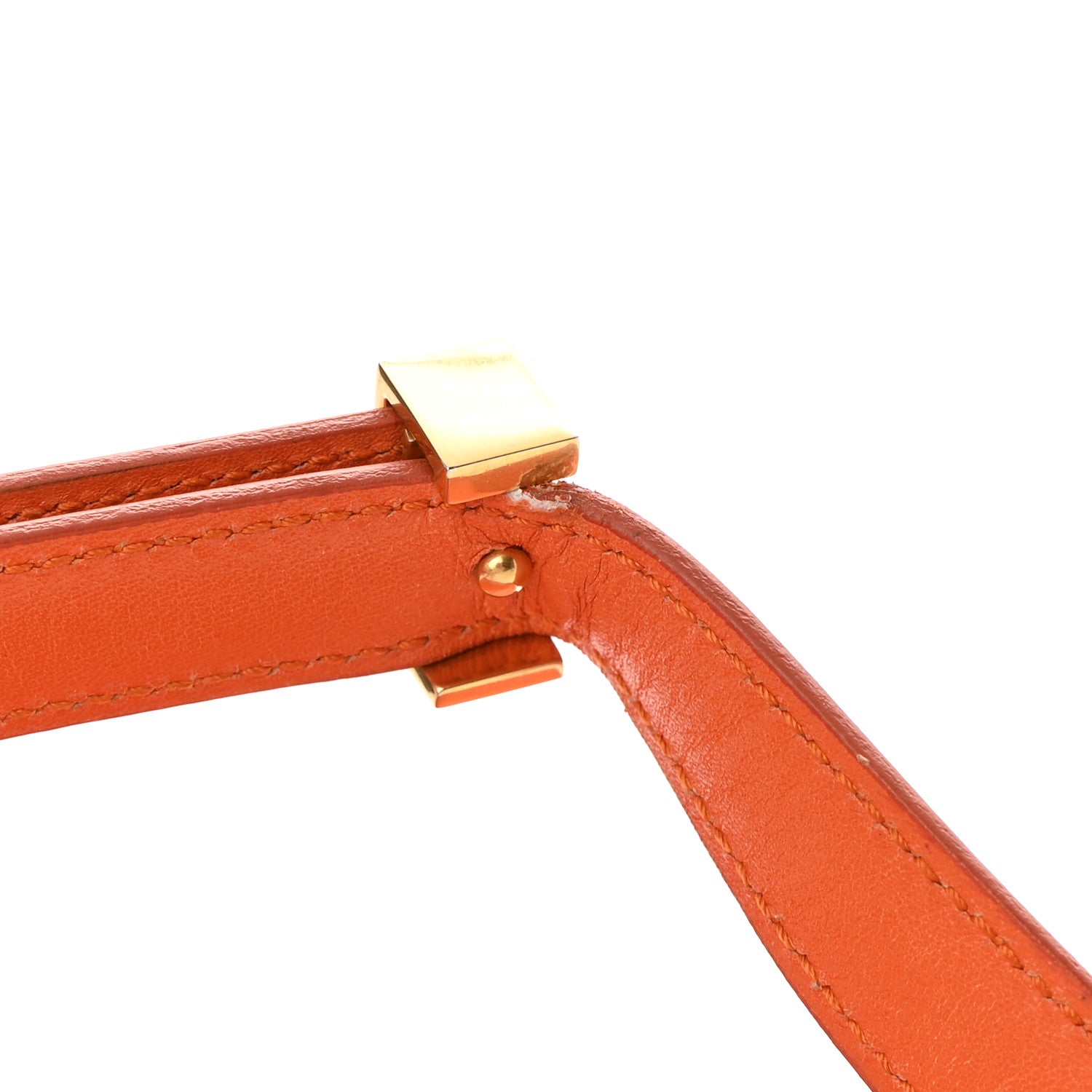 Celine Box Calfskin Medium Classic Box Flap Bag Orange 19 of 23