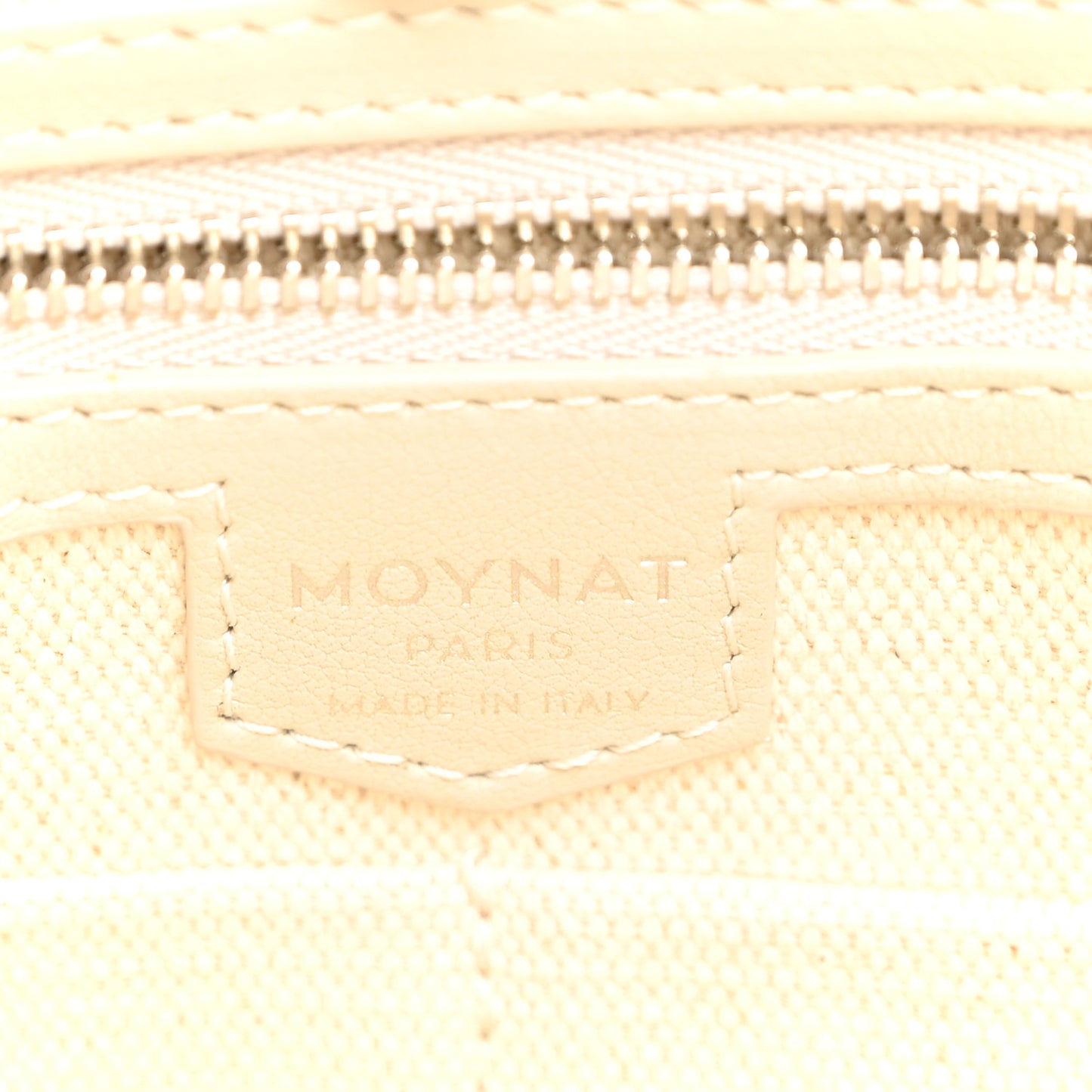 Calfskin Canvas M Tote PM Beige