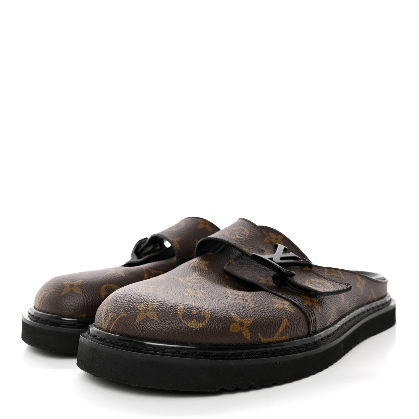 Monogram LV Easy Mens Mule 8 Black