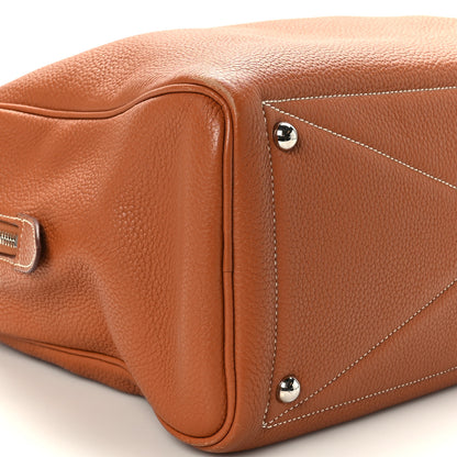 Hermes Taurillon Clemence Victoria II 35 Gold 7 of 9