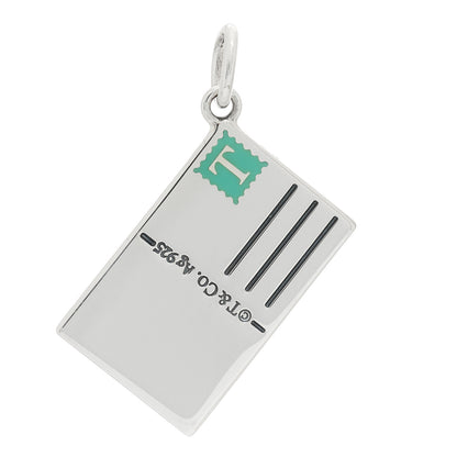 Tiffany Sterling Silver Enamel Sydney Postcard Charm Blue 4 of 5