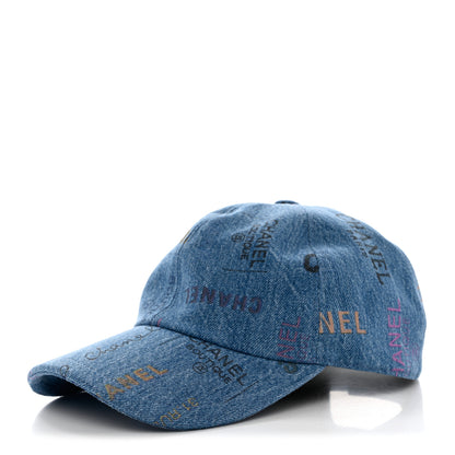 Chanel Denim Mood Cap Hat Blue 1 of 8