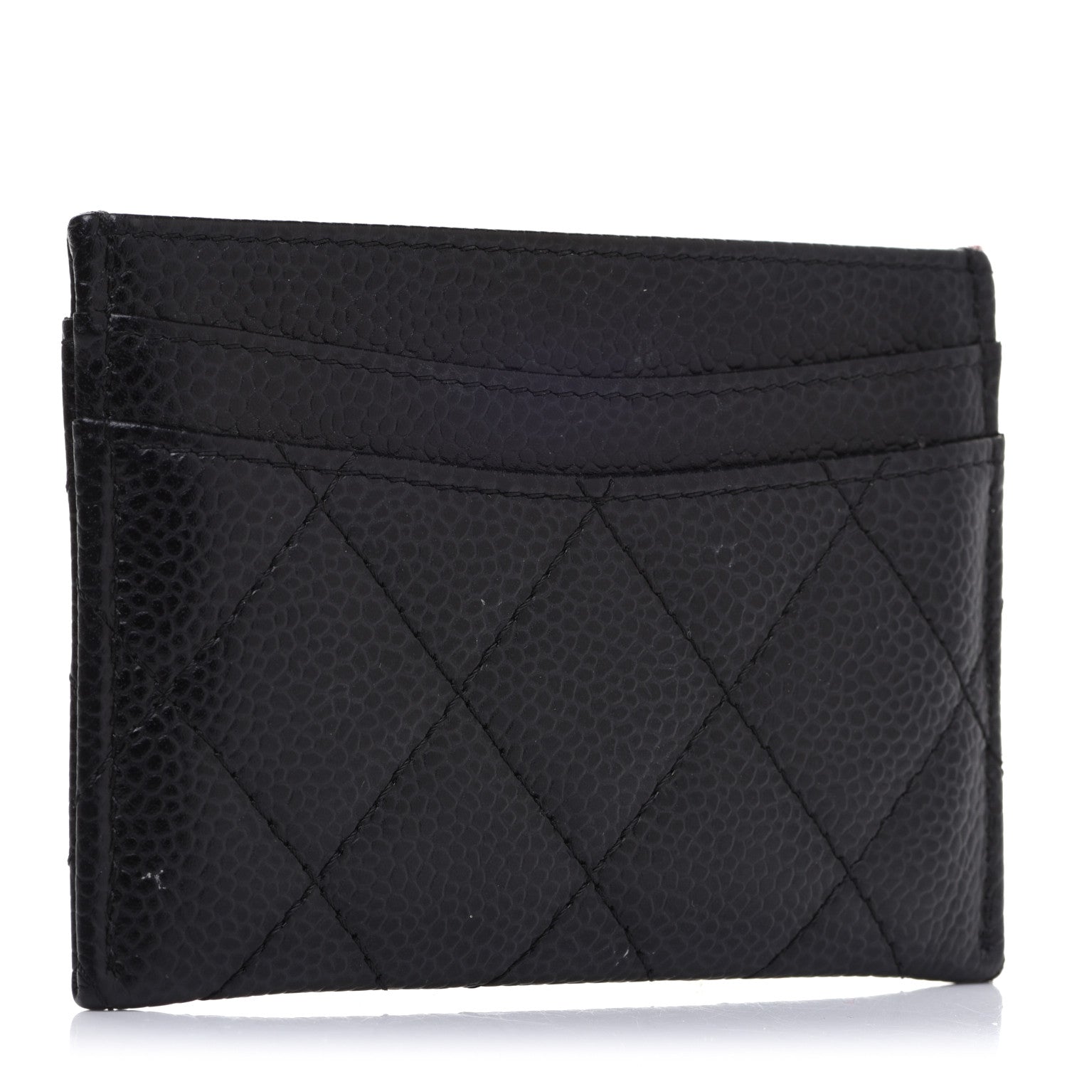 Chanel Caviar Quilted Card Holder Black 3 of 10