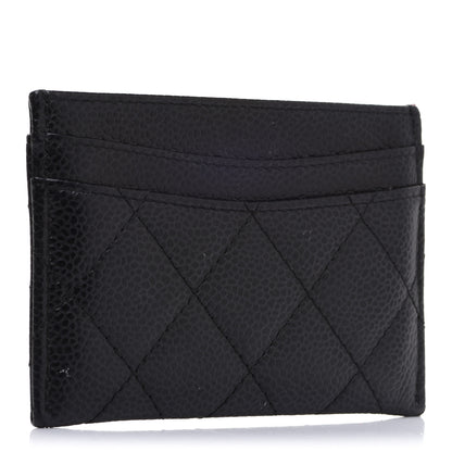 Chanel Caviar Quilted Card Holder Black 3 of 10