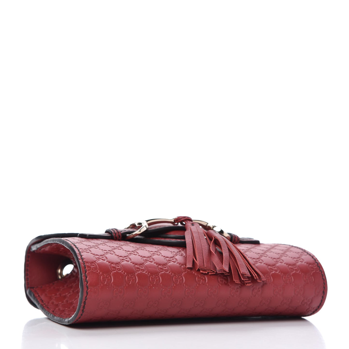 Soft Microguccissima Mini Emily Chain Shoulder Bag Rosso