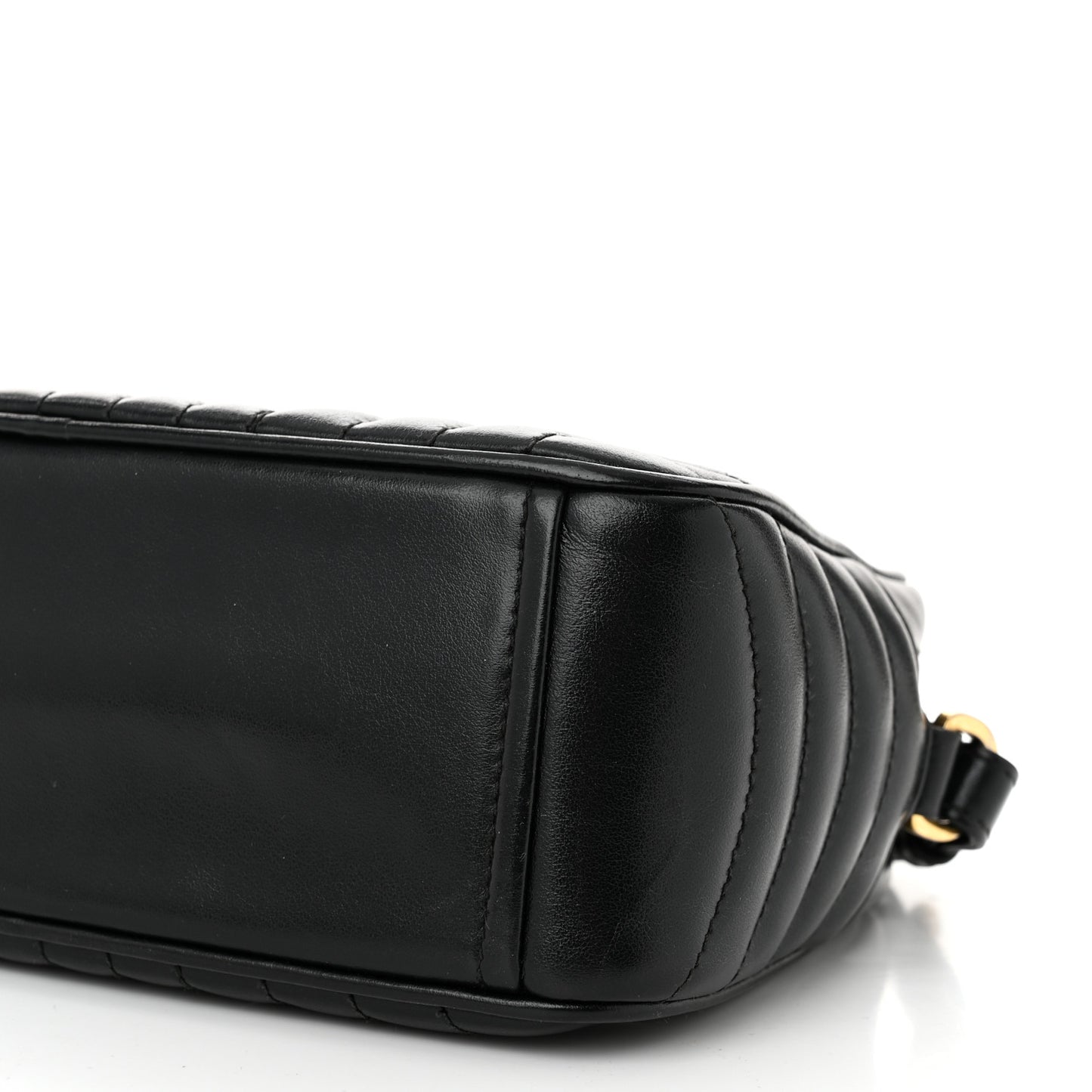 Soft Calfskin Diagramme Crossbody Bag Black