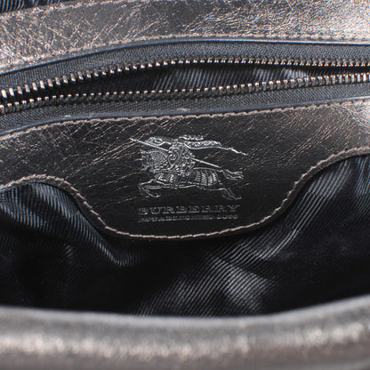 Burberry Leather Quilted Large Manor Tote Nickel 6 of 9