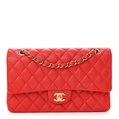 Chanel Lambskin Quilted Medium Double Flap Red 1 of 10