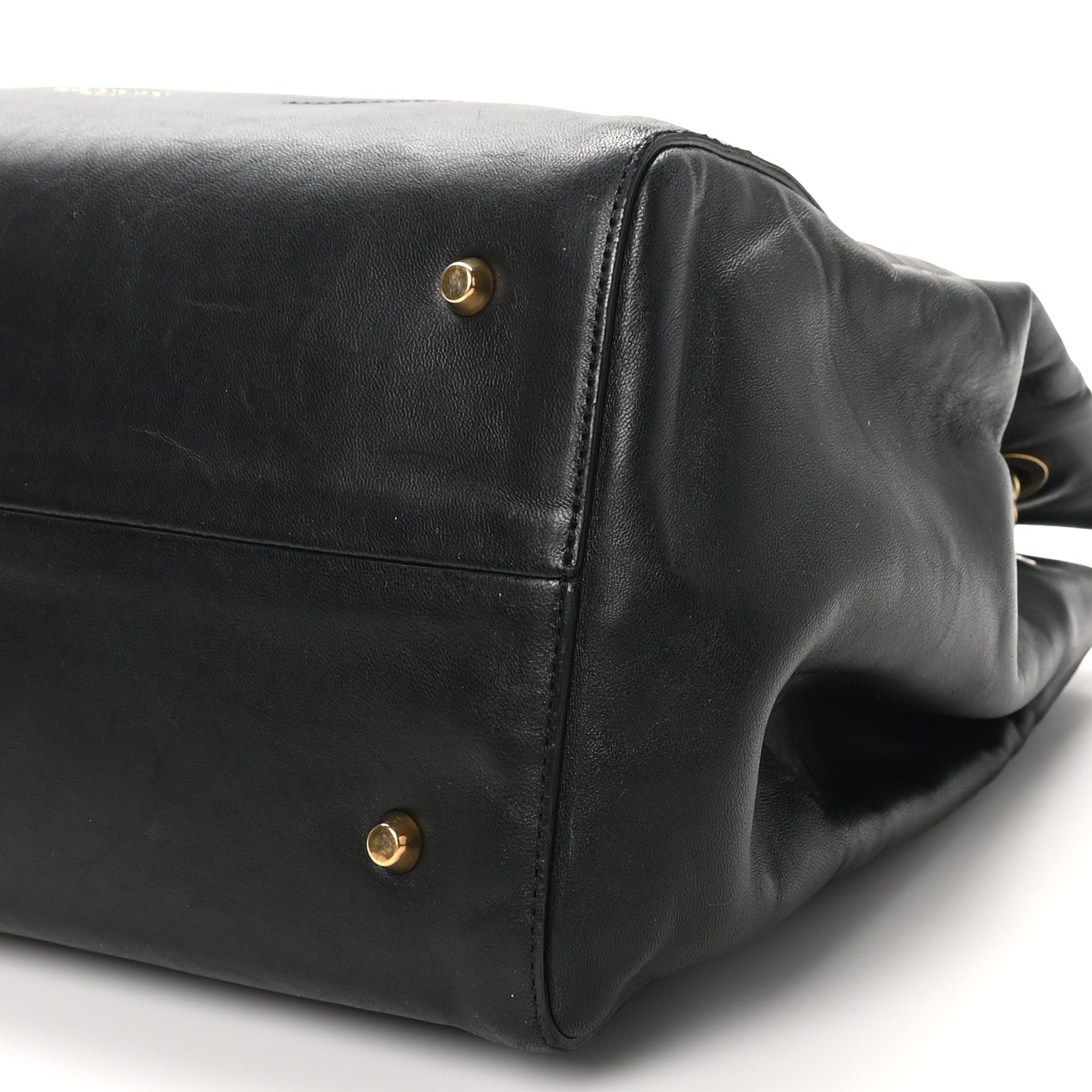 Lanvin Lambskin Quilted Medium Sugar Shoulder Bag Black 9 of 9