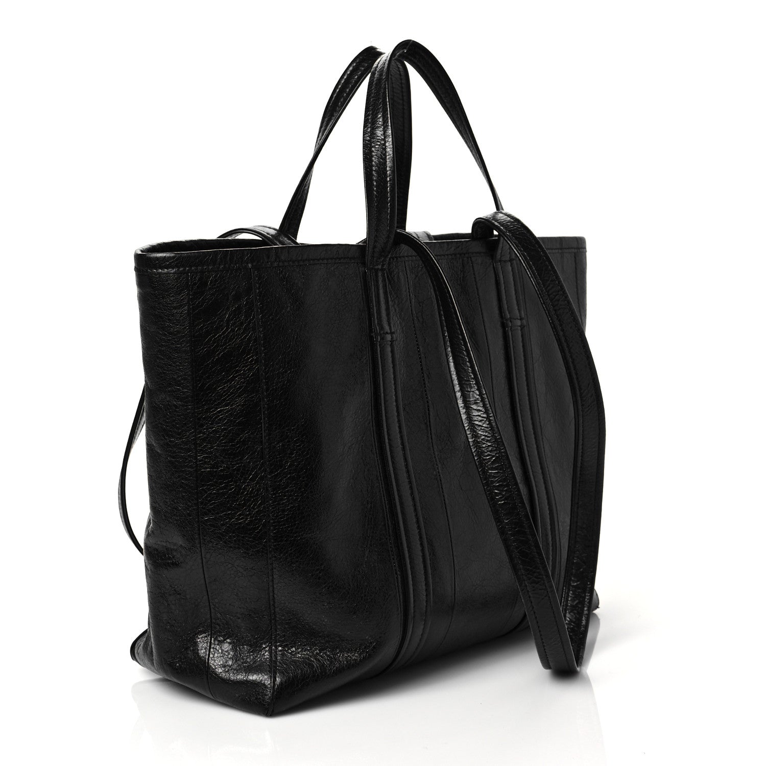 Balenciaga Agneau Arena Medium Barbes East West Shopper Black 2 of 6