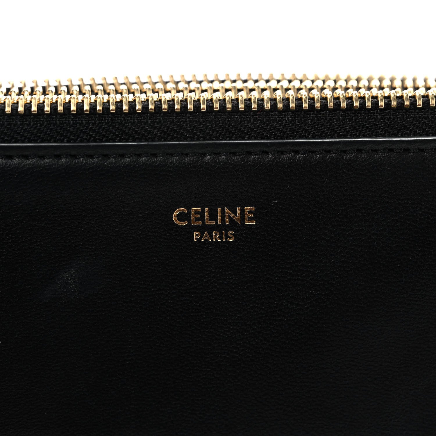 Celine Lambskin Small Trio Crossbody Bag Black 8 of 10