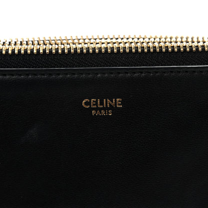 Celine Lambskin Small Trio Crossbody Bag Black 8 of 10