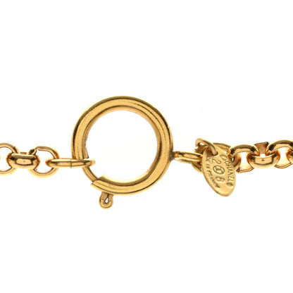 Chanel CC Chain Pendant Long Necklace Gold 5 of 6