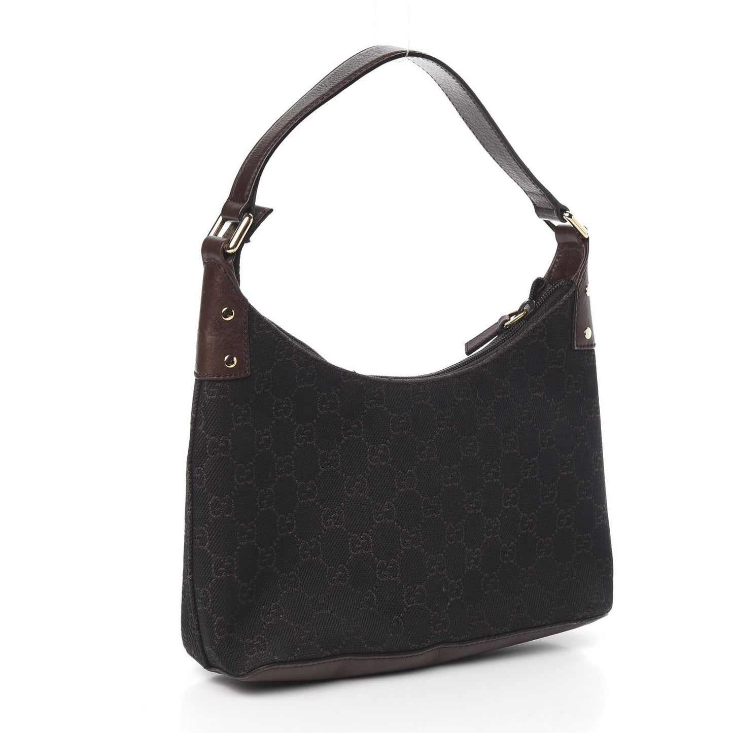 Monogram Small Hobo Navy Brown