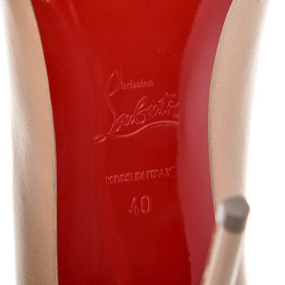 Christian Louboutin Shiny Nappa Breche 100 Pumps 40 Doudou 6 of 8