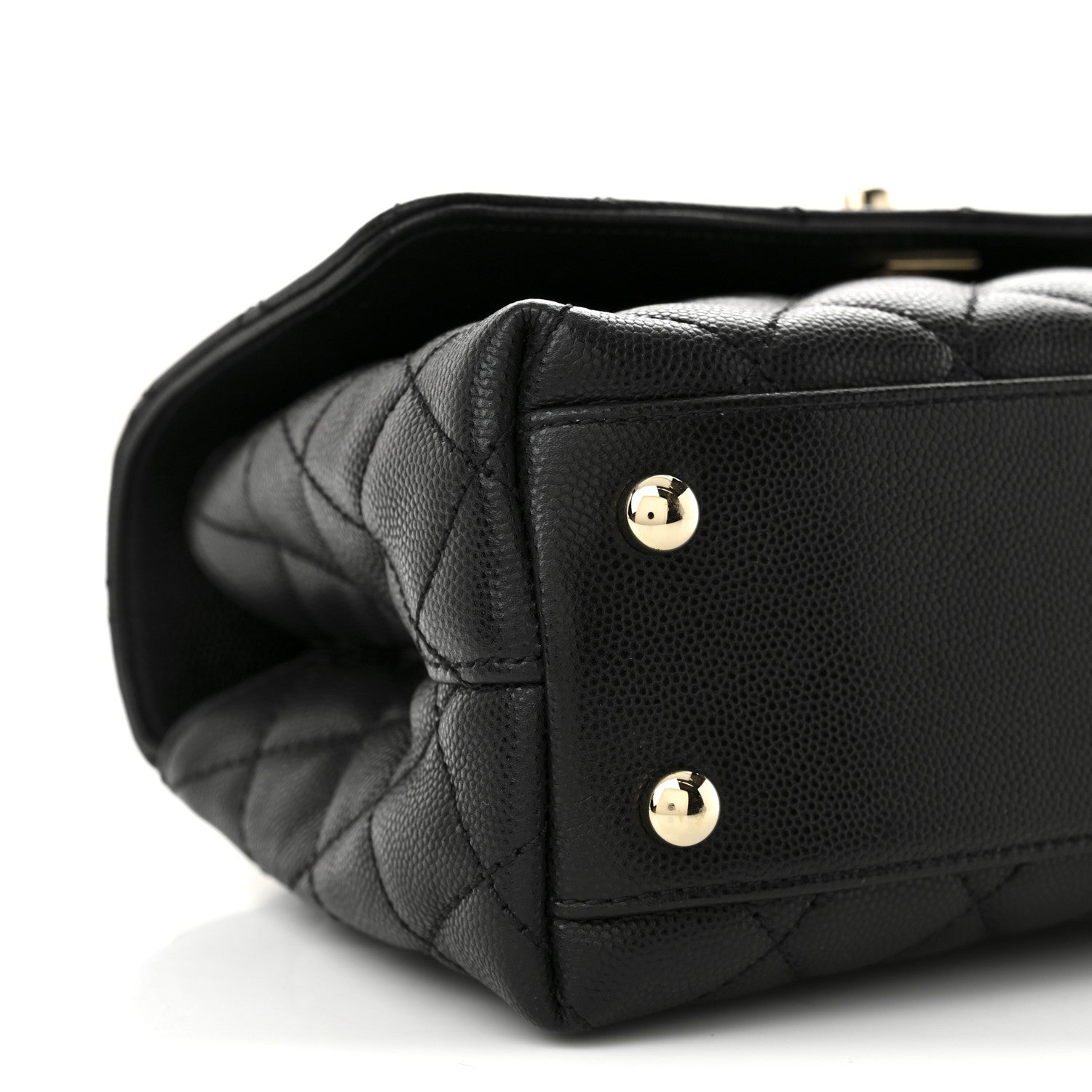 Chanel Caviar Quilted Mini Coco Handle Flap Black 9 of 10