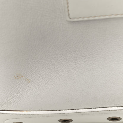 Christian Dior Grained Calfskin Street Chic Top Handle Bag White 27 of 35