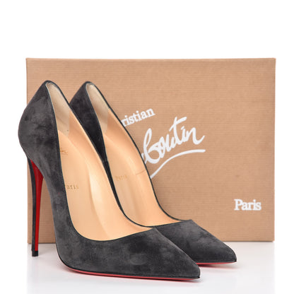Christian Louboutin Suede So Kate 120 Pumps 41 Charbon 12 of 12
