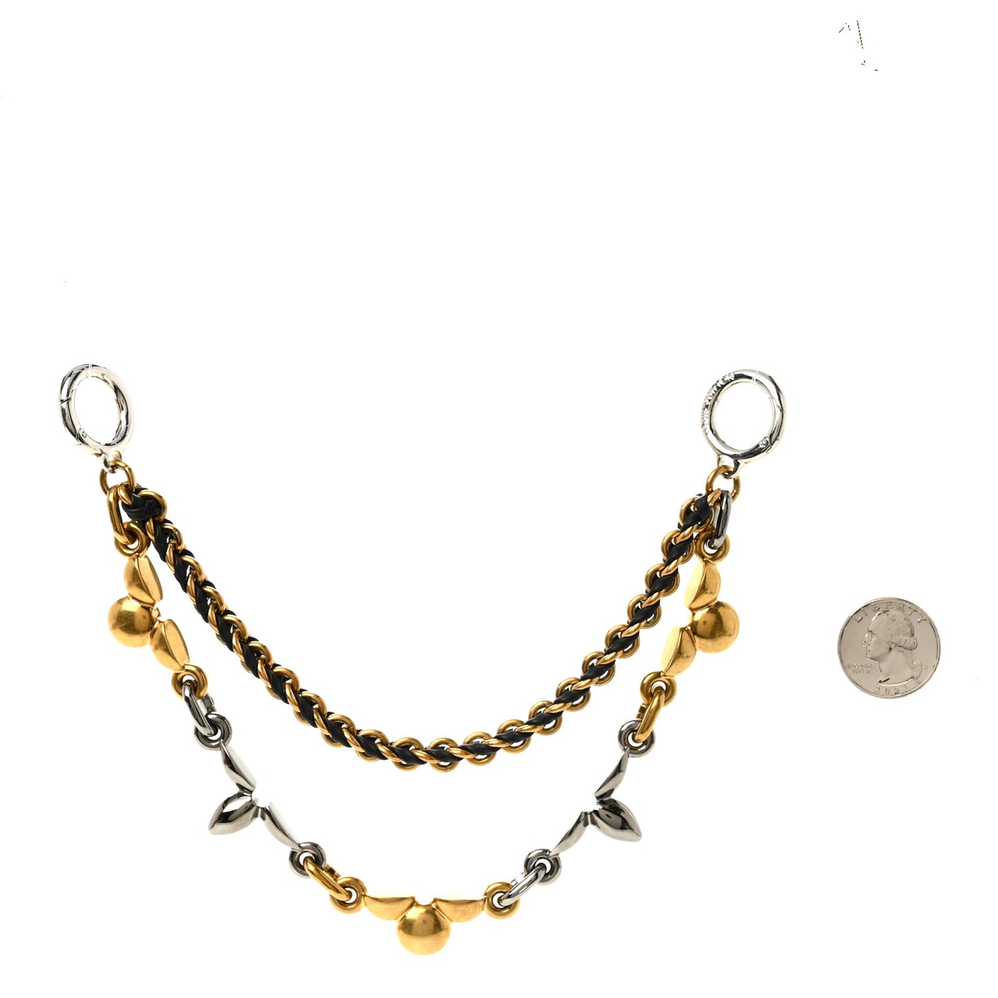 Metal Chain Belt and Bag Charm