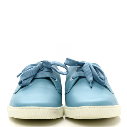 Hermes Calfskin One Sneakers 38 Blue 3 of 11