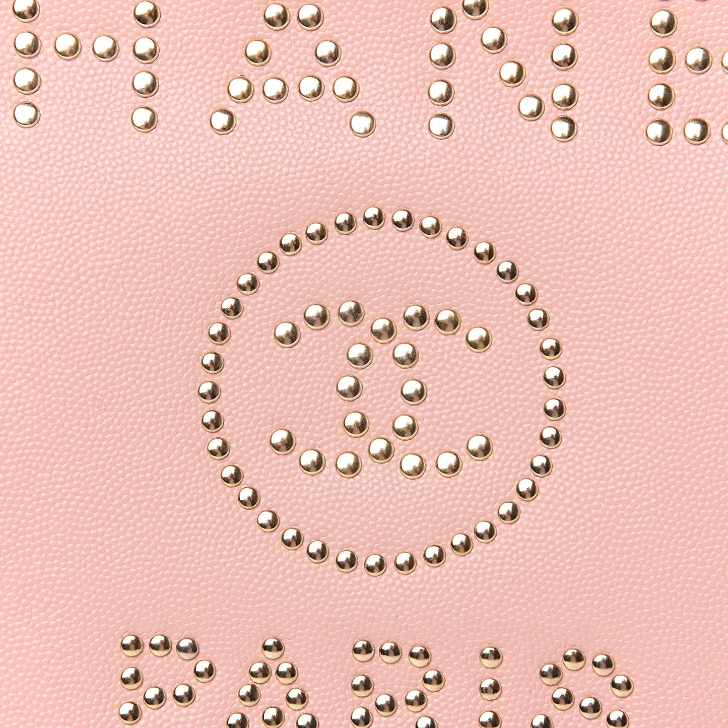 Caviar Small Studded Deauville Tote Light Pink