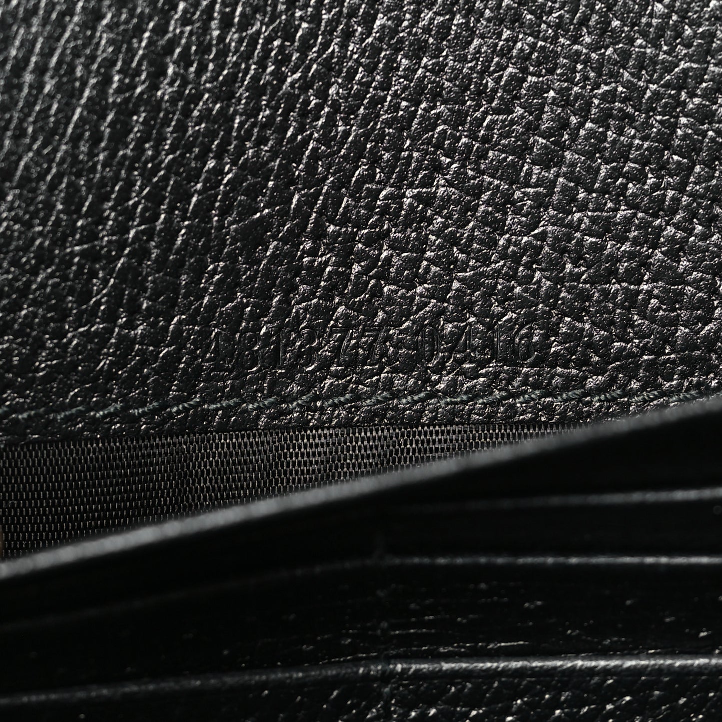 Calfskin Web Mini Dionysus Chain Wallet Black