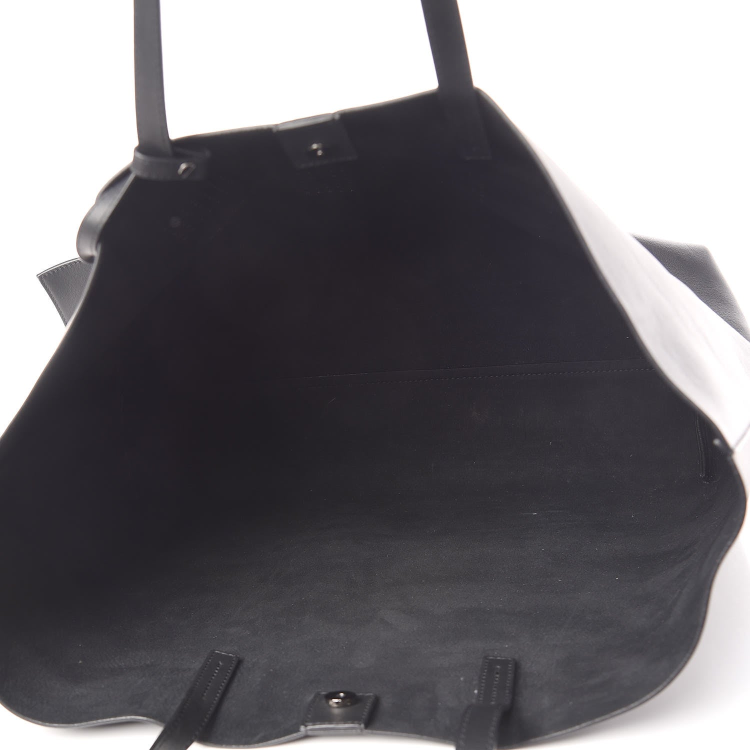 Tom Ford Calfskin Perforated Logo Tote Black 6 of 13