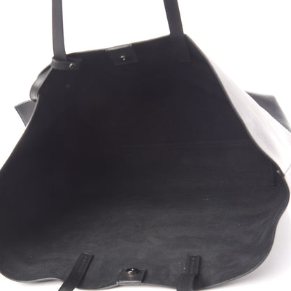 Tom Ford Calfskin Perforated Logo Tote Black 6 of 13